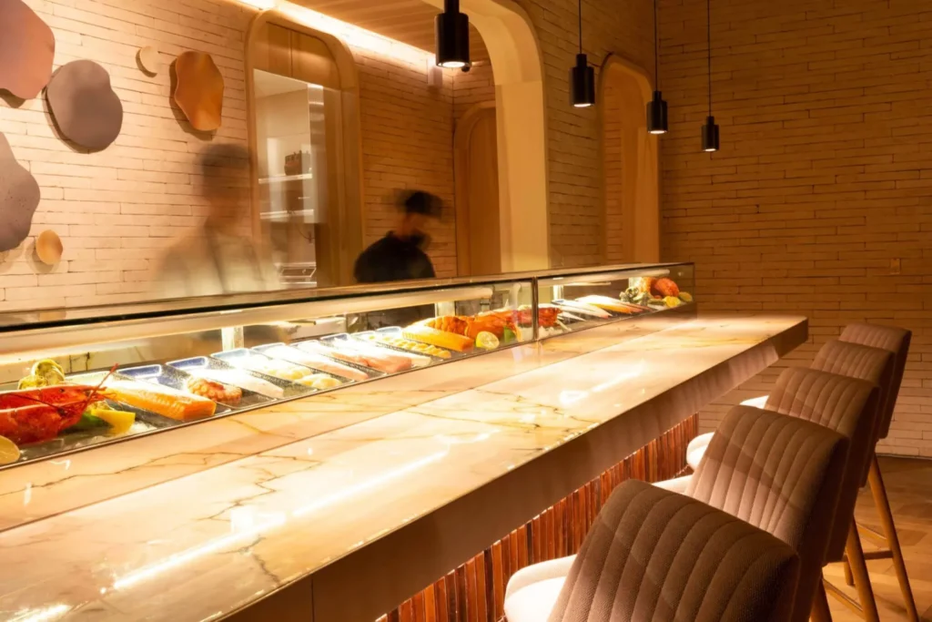 La barra de sushi