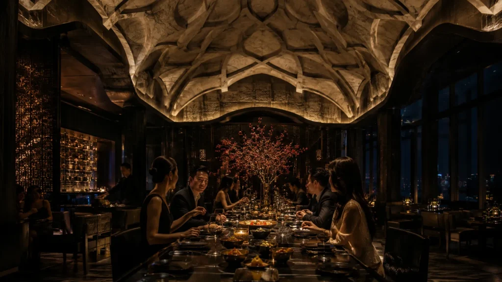 Comedor de Ling Ling México bajo la bóveda